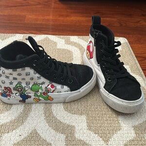Used super Mario sneakers little kids size 12